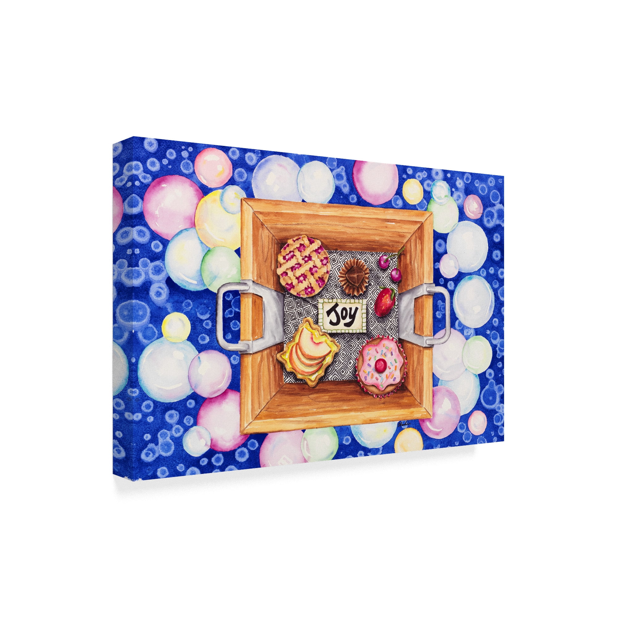 Trademark Fine Art 'Joy Desserts' Canvas Art by Charlsie Kelly