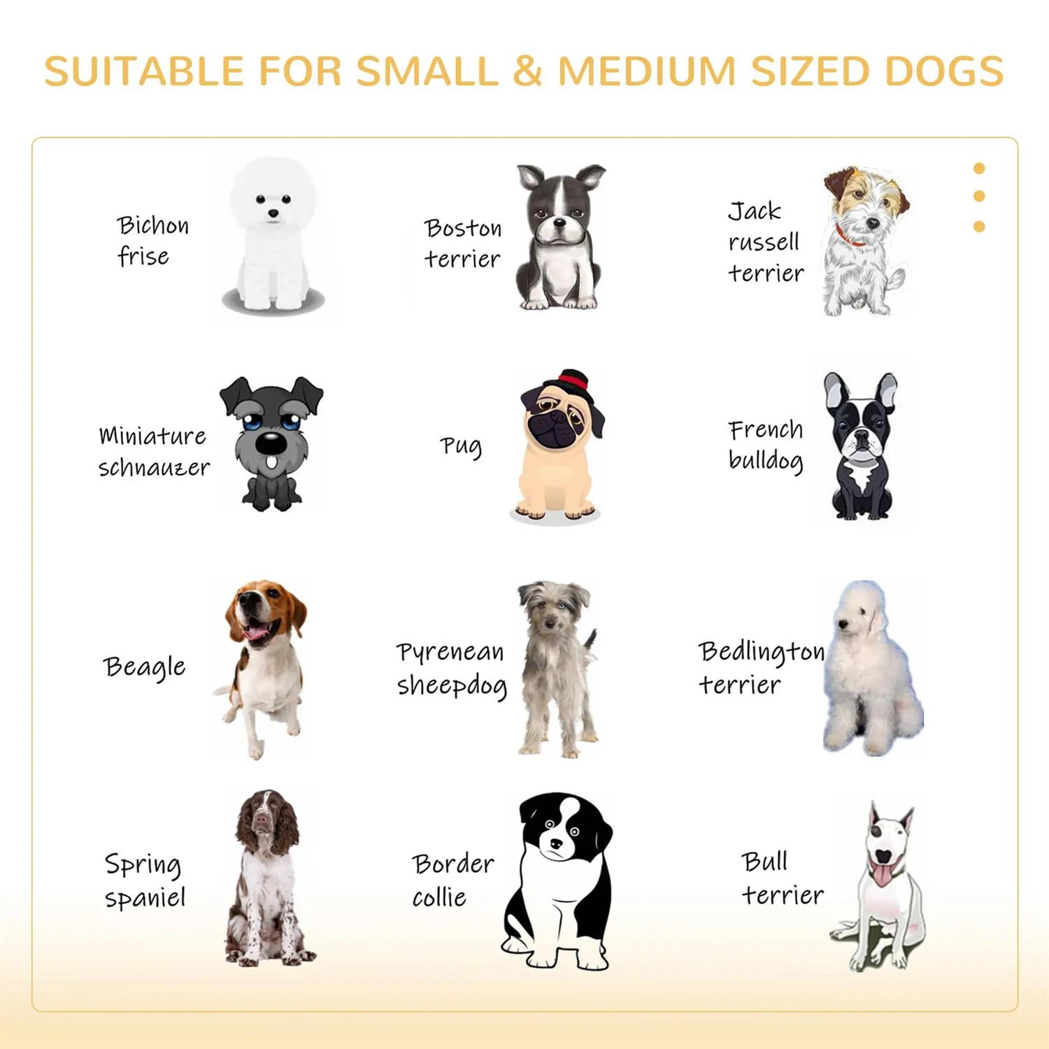 Pefilos 23" Dog Crate Furniture with Foam Cushion, Safety Lock, Wooden Kennel Table with Removable Door Panel, Indoor Dog House for Small Dogs, Brown