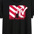thumbnail image 3 of MTV - Candy Cane  - Juniors Ideal Flowy Muscle T-Shirt, 3 of 5