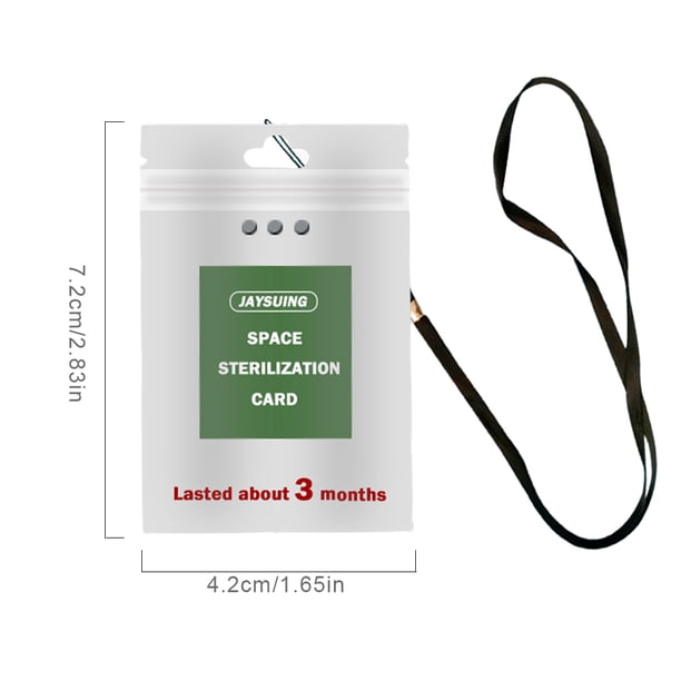 Tarjeta Ambientadora con Cordón Tarjeta Anti Refrescante Portátil para Autobús Escolar Trabajo Espacio Público Vogacara EL4184-00B