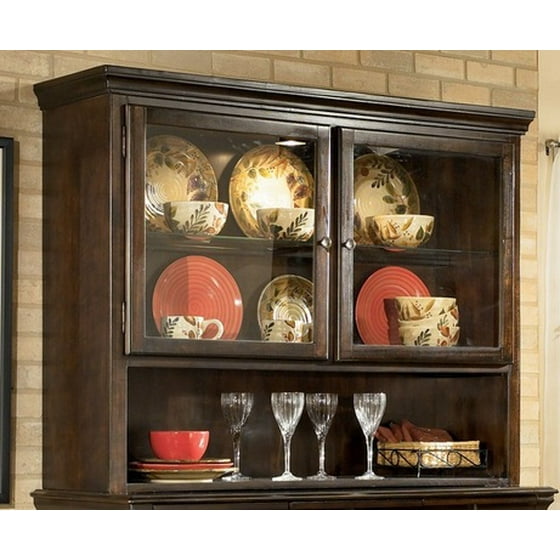 Hayley D48081 52 China Hutch With Antique Nickel Color Hardware Departments