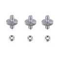 thumbnail image 1 of Silver Metal Camera Stand Screws Adapter for Practical Use with 1/4 Inch Thread Size, 1 of 8