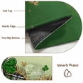 thumbnail image 6 of Round Rugs 3Ft, St. Patrick's Day Round Area Rug Washable Indoor Throw Carpet, Spring Shamrock Gold Leopard Love Ombre Green Small Non Slip Circle Rug for Bedroom Living Room Home Decor Aesthetic, 6 of 8