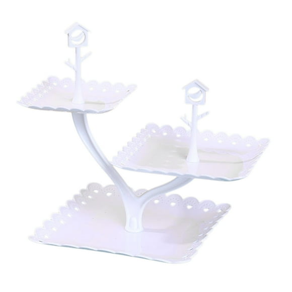 Fruit Plates Living Room Coffee Table Household Transparent Candy Dessert Rack Party Wedding Front Desktop Placed Snack Dessert Tray Tiers Dessert Stand
