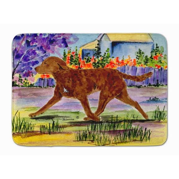Carolines Treasures SS8435RUG Chesapeake Bay Retriever Machine Washable Memory Foam Mat 19 X 27" multicolor