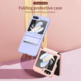 thumbnail image 6 of Compatible with Samsung Galaxy Z Flip 6 Case with Hinge Protection, Slim Hard PC Cute Women Men Retractable Anti-Scratch Shockproof Cover Case for Samsung Galaxy Z Flip6. QLD-Green, 6 of 10