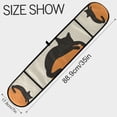 thumbnail image 3 of Yayeee Double Oven Mitt Kitchen Heat Resistant Baking 35" x7" Quilted Glove, Sleeping Black Cat, 3 of 6