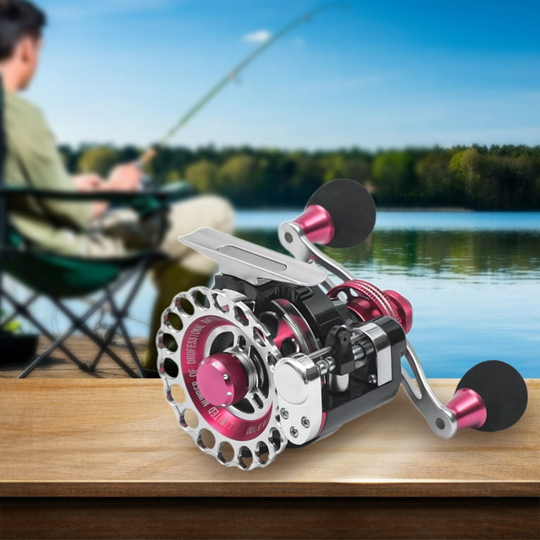 Mini Fishing Reel Metal Ultra Light Spinning Ice Roller Micro Lure
