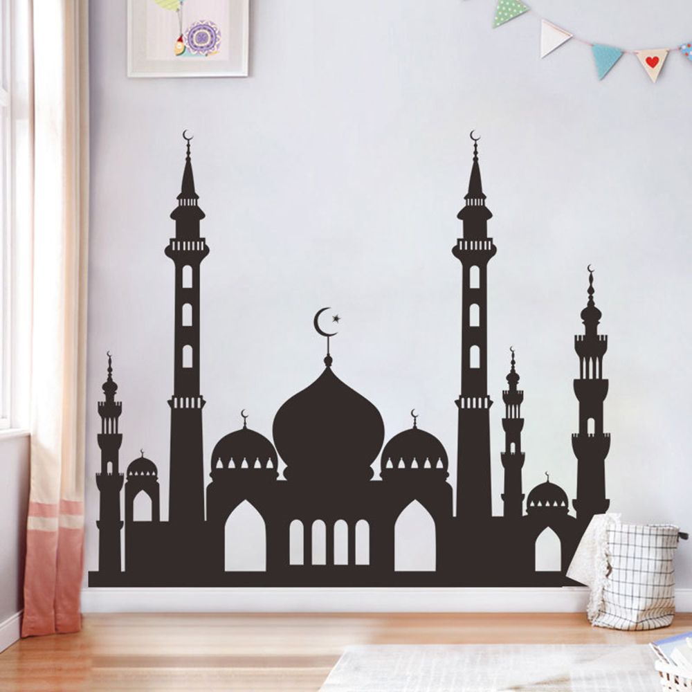 Decorazioni Ramadan per adesivi domestici, adesivi murali musulmani  islamici, decalcomanie per adesivi lanterna stella Eid Mubarak Ramadan  Decor – i migliori prodotti nel negozio online Joom Geek