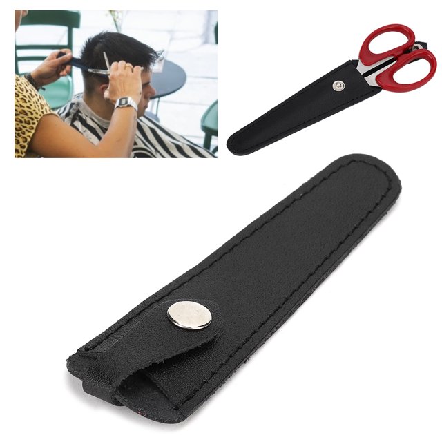 Bolsa de Tijera Individual de Cuero Sintético Profesional Estuche de Almacenamiento de Tijeras Portátil Estante de Almacenamiento de Tijeras de Peluquería Bolsa de ANGGREK Otros