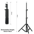 thumbnail image 3 of Universal Projector Tripod Stand Stretchable Bracket Aluminum Alloy Portable Holder 1/4'' Interface Adjustable Height for LCD, 3 of 5