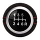 thumbnail image 1 of Fydun Cabezal de Marchas de 6 Velocidades para Coche Anillo de Plata Ergonómico Resistente Al Desgaste Balonmano con de Marchas Reemplazo para ANGGREK Otros, 1 of 8