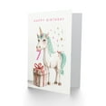 thumbnail image 2 of 7th Birthday Card Unicorn Stars Present Fun Kids Age 7 Year Old Child For Son Daughter Girl Boy Happy Card, 2 of 3