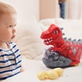 thumbnail image 3 of Juguete De Dinosaurio Realista Para Caminar Para Niños, Juguete De Huevos De Puesta Automática Con Sonido Iluminado Para Niños, Regalo De Cumpleaños Yuarrent FN007883-03, 3 of 6