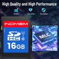 thumbnail image 2 of ERDS-SD Card 16GB (2 Pack) - SDHC Flash Memory Card UHS-I U1 Class 10 High-Speed Full HD Video Compatible with Digital Point-and-Shoot Cameras, HD Camcorders, DSLR and PC, 2 of 4