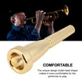 thumbnail image 4 of Trumpet Accessory, Copper Professional 1.0 X 3.5in  Head Shape Delicate Musical Instrument Accessory, Durable Students For 3C Size, 4 of 7