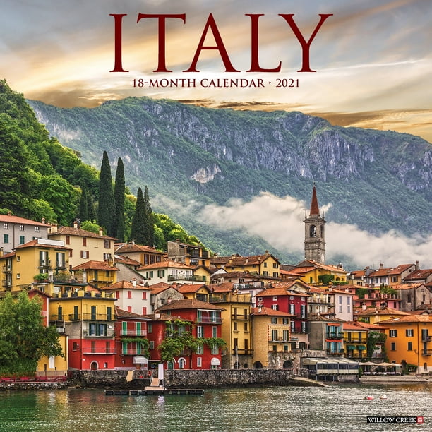 Willow Creek Press 2021 Italy Wall Calendar