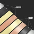 thumbnail image 4 of Uxcell Wall Trim Molding, Peel and Stick Self Adhesive Trim Mirror-Like Finish for Home DIY Gold 16.4 Ft x 0.79 In, 4 of 6