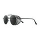 thumbnail image 1 of Gafas de sol redondas estilo steampunk retro con protección UV4 para mujer Lente gris Marco gris, 1 of 7
