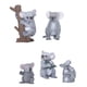 thumbnail image 5 of Figura de Koala para niños, Figura de la Familia de Koala de 5 Piezas, Figura de Animal, Modelo de Koala, Rendimiento probado, 5 of 8