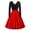 Red, variant on RbCulf Womens Dresses for Wedding Guest Fall Long Sleeve Party Dress Evelgant V Neck Cocktail Dresses with Belt Audrey Hepburn Dresses