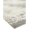 thumbnail image 4 of Feizy Aura Modern Abstract, Ivory/Silver/Gold, 1'8" x 2'10" Accent Rug Easy Care Stain Resistant Fade Resistant Industrial Watercolor Floor Rug for Living room Bedroom, 4 of 8