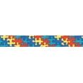 thumbnail image 2 of Jigsaw Satin Ribbon 7/8"X10yd (Size 5)-Blues, 2 of 2