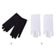 thumbnail image 5 of Minnieouse Guantes de etiqueta Diseño de rayas estéreo A la moda Cómodos Amigables con la piel Manoplas fáciles de usar Sencillez para guantes y mitones Blanco, 5 of 6