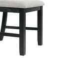 thumbnail image 3 of Pemberly Row Contemporary Standard Height Side Chair Set in Black, 3 of 12