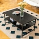 thumbnail image 3 of Mesa de Centro Rectangular HOMEMAKE FURNITURE 2 Niveles Negro Industrial Rústico, 3 of 6