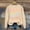 Beige, variant on Women's Casual Crewneck New York City English Letter Print Hoodie Fall Shirt Crop Sweatsuit Full Zip Hoodie Hoodies Women Athletic Jogging Suit Jacket Women Comfy Women Set Full Zip Jacket 2 Peaces