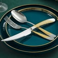 thumbnail image 2 of Jinsinto Luxury Steel Cutlery Set Quality Set 16 Pcs Tableware Knives Forks Spoons Western Party Cutlery Set, 2 of 5