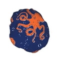 thumbnail image 2 of Kll Octopus Pattern Shower Cap & Bath Cap For Women,Reversible Oversized Waterproof Shower Caps For All Hair Lengths,Elastic Reusable Bathing Hair Cap, 2 of 9