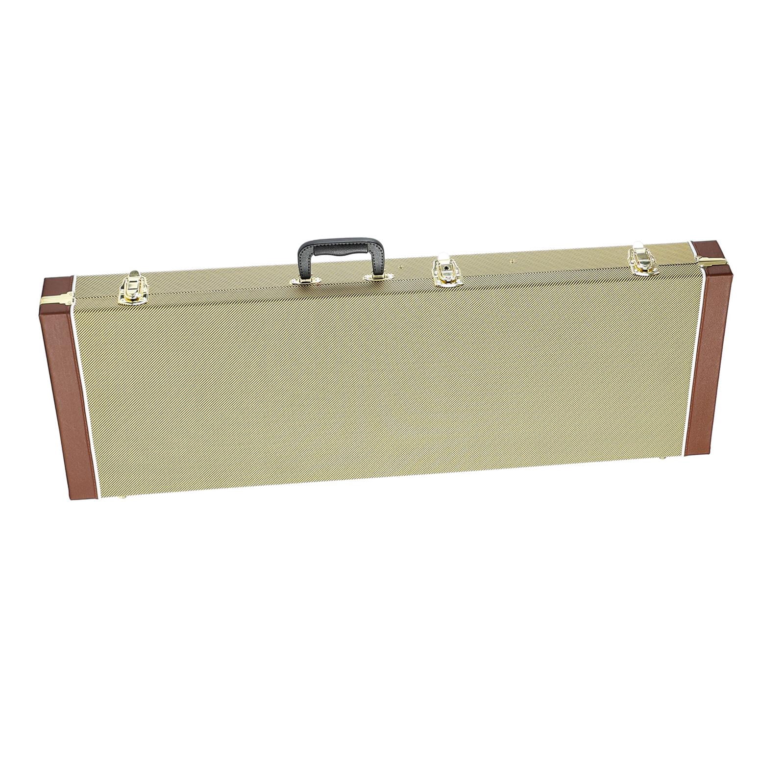 Dualoai Electric Guitar Case Dustproof Safeguarding Instrument Box Sturdy Hard Shell