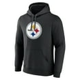 thumbnail image 2 of Men's Fanatics Black Pittsburgh Steelers Primary Logo Fleece Pullover Hoodie, 2 of 3