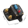 thumbnail image 2 of HINTRMENT 1Pcs Circuit Breaker For Car Multi Color Rectangular Shape Overload Protection Manual Reset 3.15In, 2 of 5