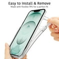thumbnail image 3 of CoverON For Apple iPhone 13 Phone Case, FlexGuard Series Soft Flexible Slim Lightweight Fit TPU Minimal Cover, Clear, 3 of 8