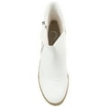 thumbnail image 4 of Journee Womens Jaquie Round Toe Platform High Ankle Booties, 4 of 8
