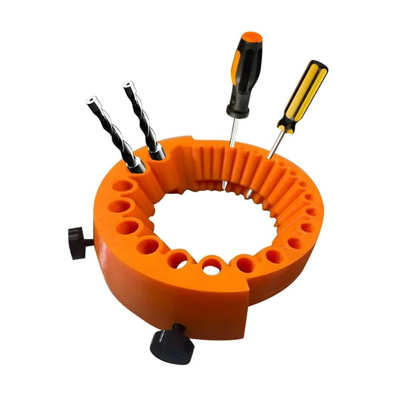 ZEPARO Drill Bit Sharpener Attachment for Angle Grinder Professional Drill Bit Grinder Tool for 2 to 13mm Bits Compatible with 125mm Angle Grinders Restores Dull Bits in Seconds (Body)