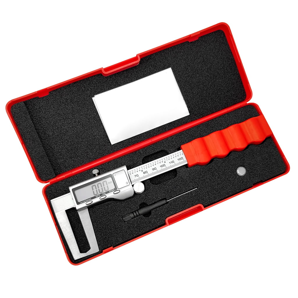 MOMOJIA Electronic Micrometer Caliper with Large LCD Screen Auto-Off Feature 0-6"/150mm