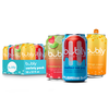 bubly Sparkling Water, Melted Ice pop, Strawberry Sunset, Orange Cream, Zero Sugar & Zero Calories, Seltzer Water, 12 fl oz Cans, 18 pack