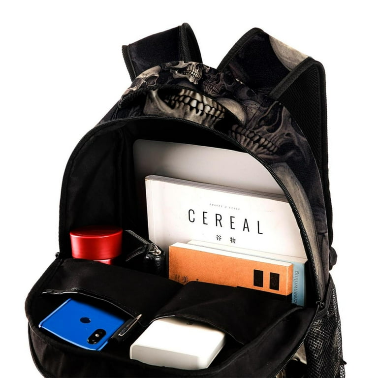 ALAZA Vintage Skull Backpack - Laptop Daypack For Work, Travel & College, Fits 15.6 Inch Laptop