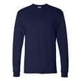 thumbnail image 5 of Hanes Essential-T Men's Long Sleeve T-Shirt, Crewneck, Classic Fit Cotton Tee, Navy, 2XL, 5 of 5