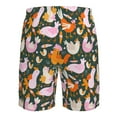 thumbnail image 6 of Naloa Roosters and Chicks Men's Beach Shorts, Surfing shorts, Swim trunks, Quick Dry Swim Trunks for Surfing Beach Fun - Small, 6 of 9
