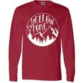 thumbnail image 3 of Inktastic Yellowstone National Park- Mountains Long Sleeve T-Shirt, 3 of 5
