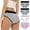 Purple, variant on EchfiProm Panties for Women White 4PC Polyester Plus Size Breathable Comfortable Period XXXXL