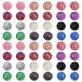 thumbnail image 2 of Resin Cabochons Imitation Druzy Agate Flat Round AB Color Plated Mixed Color 12x3mm 100pcs, 2 of 6