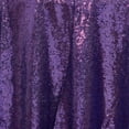 thumbnail image 6 of BalsaCircle 120" Sequin Round Tablecloth Purple, 6 of 6