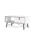 thumbnail image 2 of Home Square 2 Piece Set with Coffee Table & Sideboard in White Matte/Black, 2 of 20