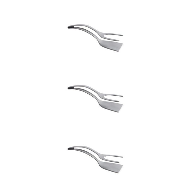 kurtrusly Compagnon de Cuisine Polyvalent Spatule Réversible et Pinces Multifonction Grand Application Gris Ensemble de 3